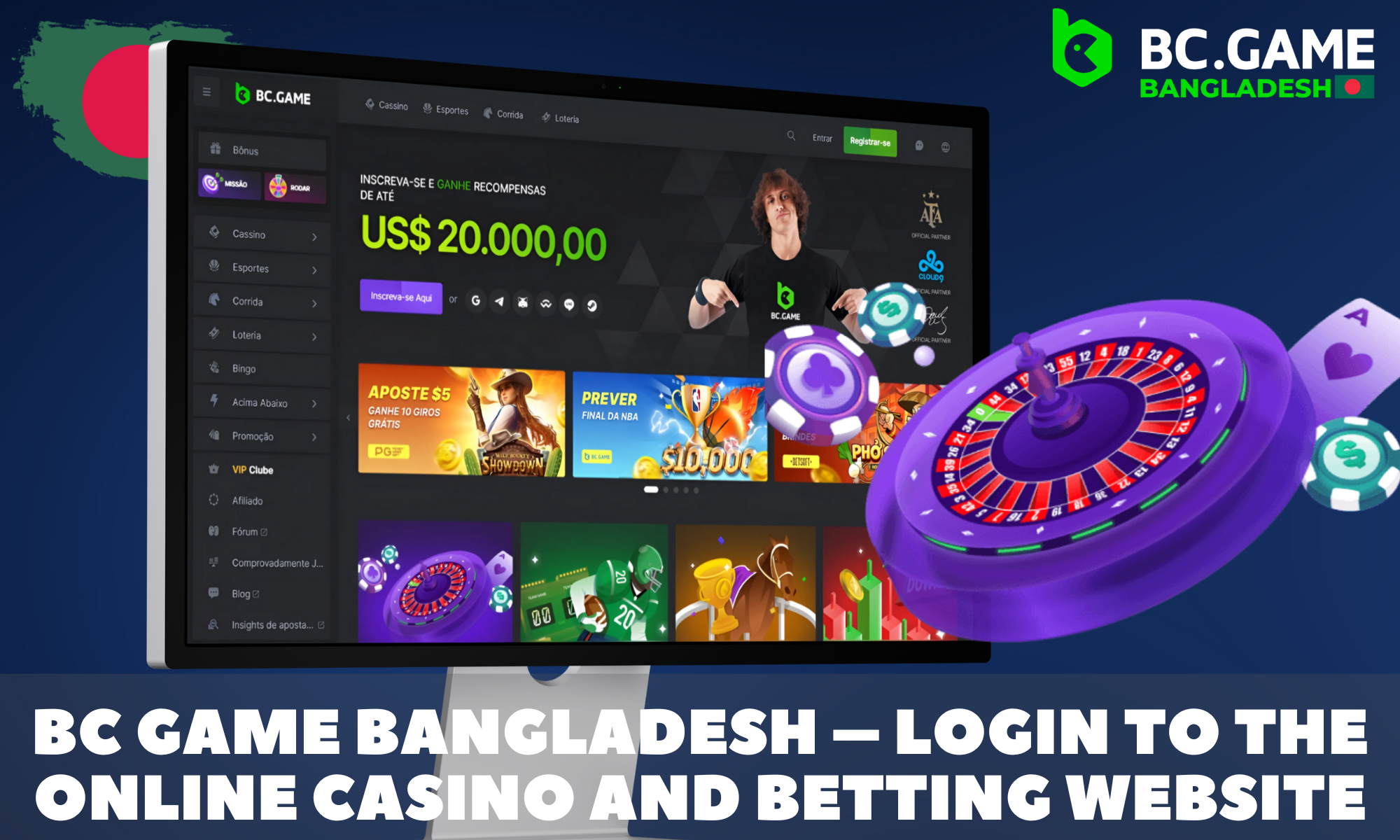 One of the best online crypto casinos for players from Bangladesh BC Game