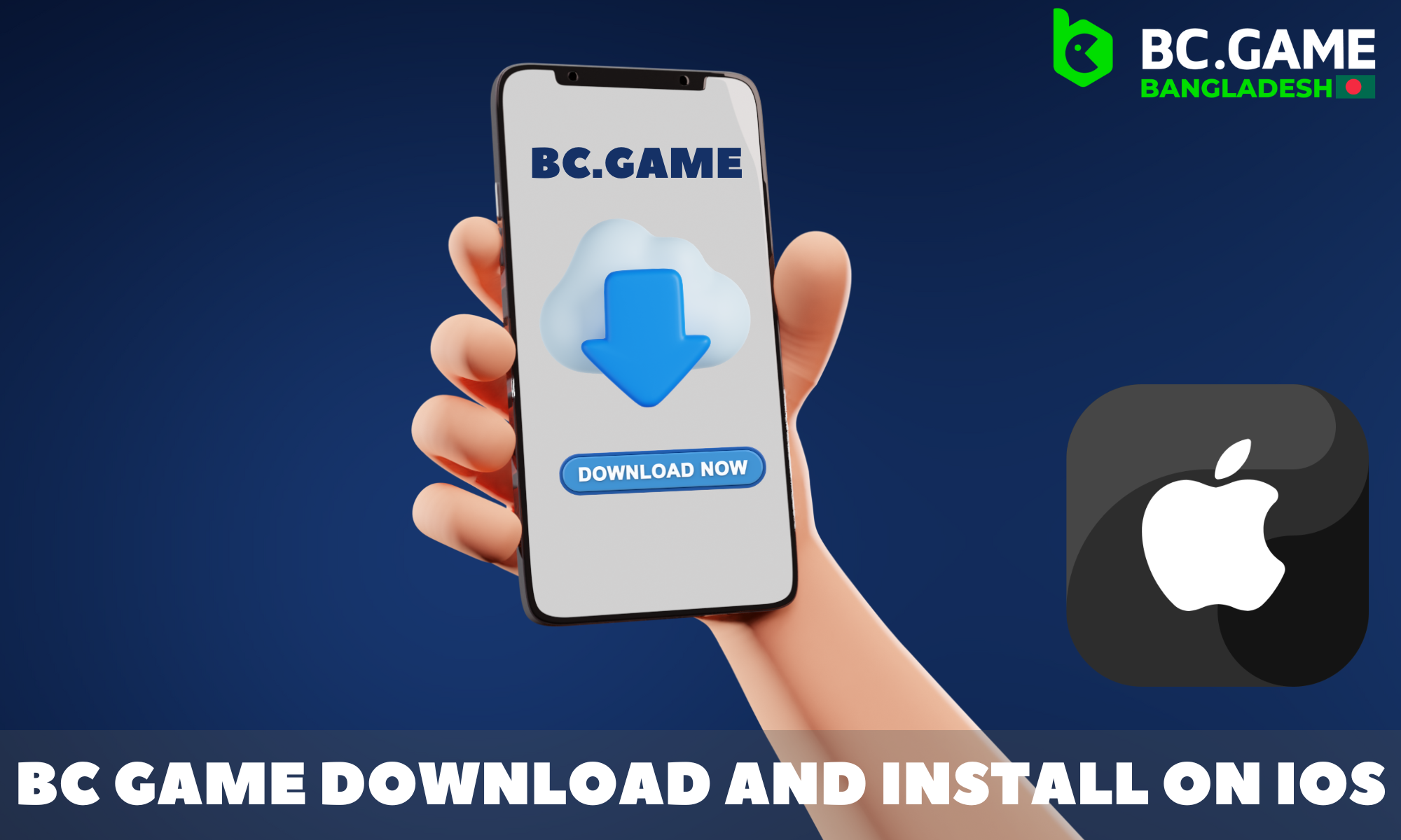 Detailed and step-by-step instructions on how to download and install the BC Game app on IOS