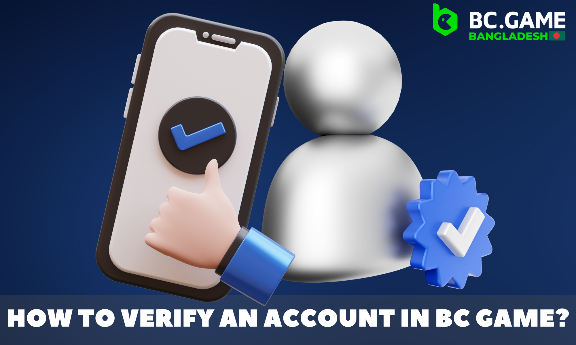 In BC Game, account verification is required to start playing
