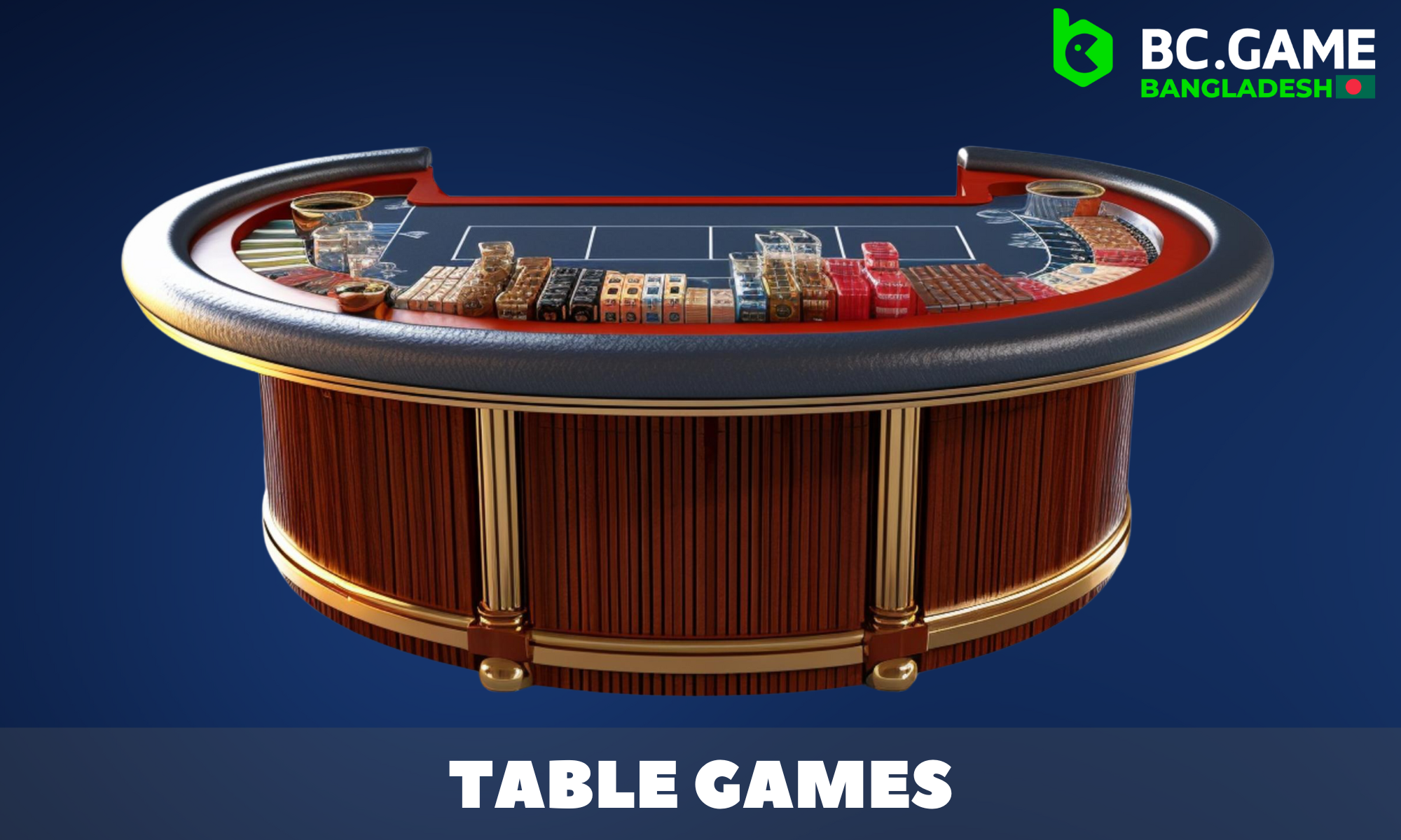The BC Game offers 38 classic and modern table games