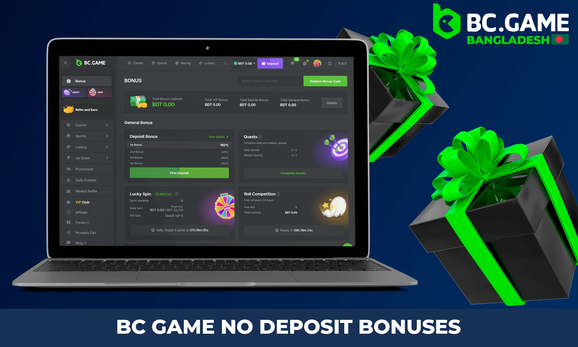 BC Game No Deposit Bonus Review