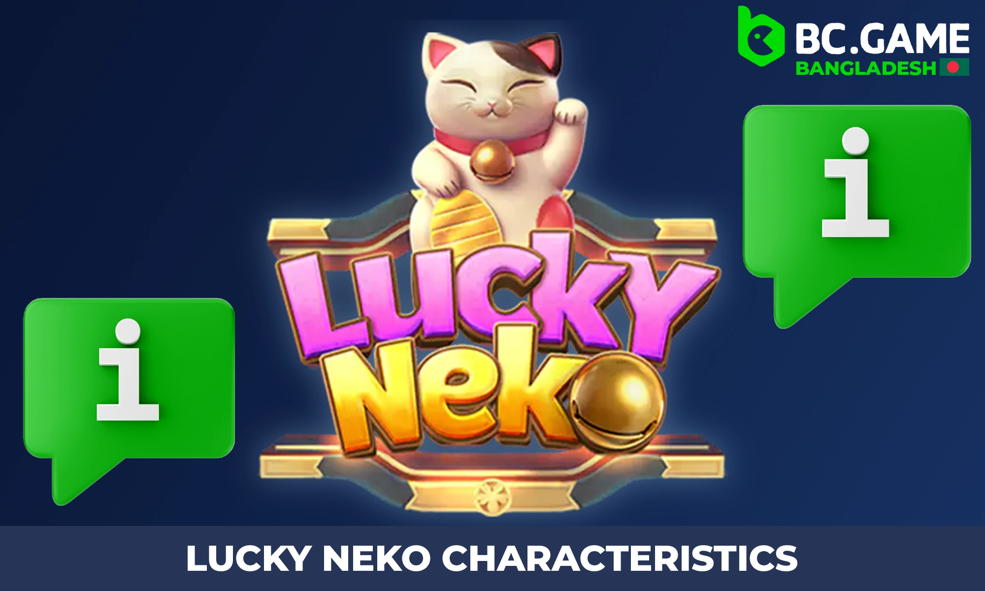 Detailed characteristics of Lucky Neko on BC Game